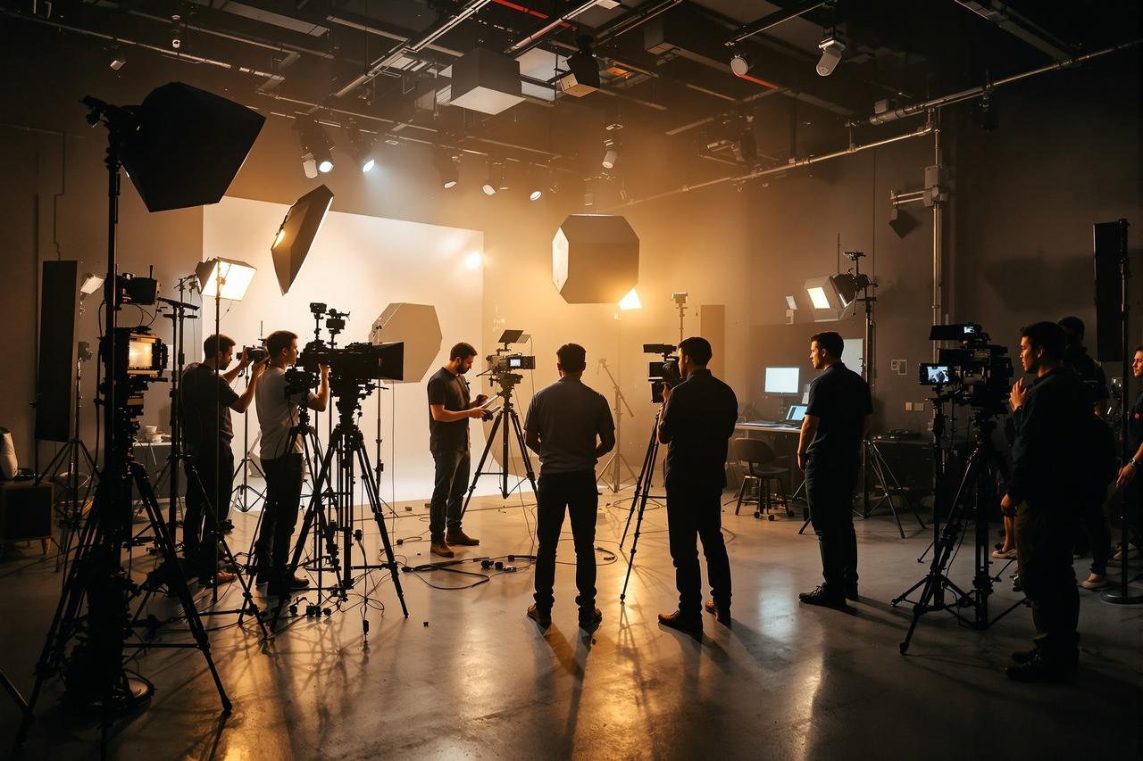 大象视频制作现场